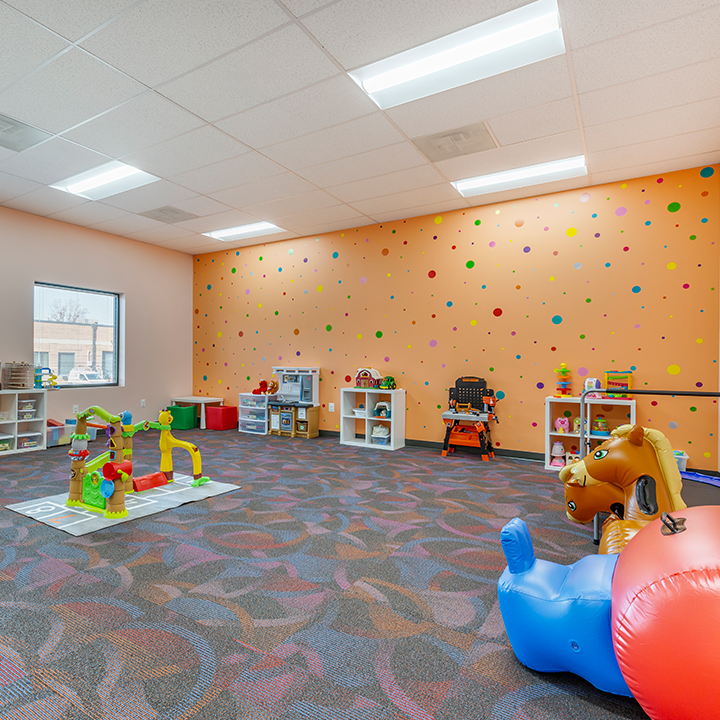 Sala de juegos en Little Leaves en Lutherville, Maryland