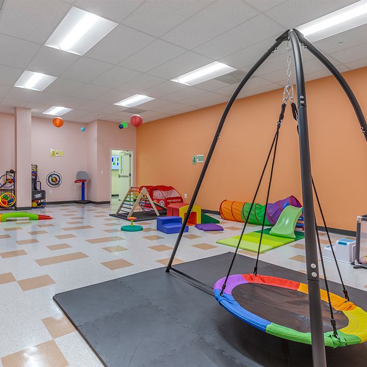 Sala de juegos en Little Leaves en Lutherville, Maryland
