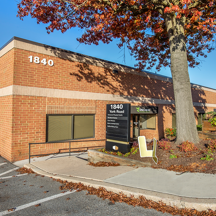 Exterior del edificio Little Leaves en Lutherville, Maryland