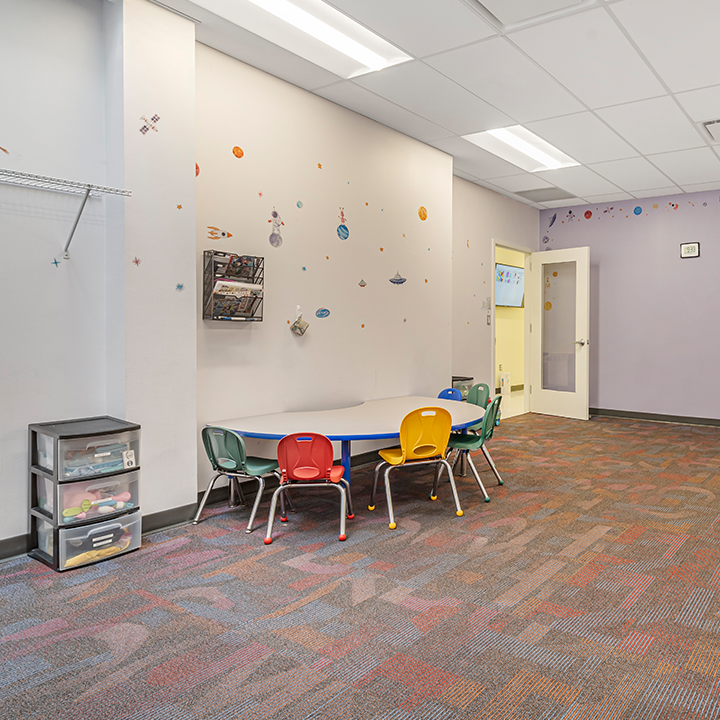 Sala de enseñanza en Columbia, MD Little Leaves Centro