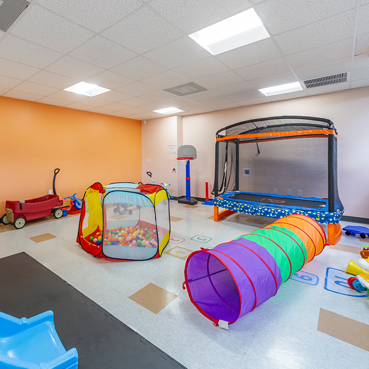 Play room in Miami Lakes, FL Little Leaves Center